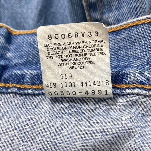 VINTAGE LEVI’S 550 90s Y2K Relaxed Fit Denim Jeans Size 42 Relaxed Fit Retro - Picture 10 of 10